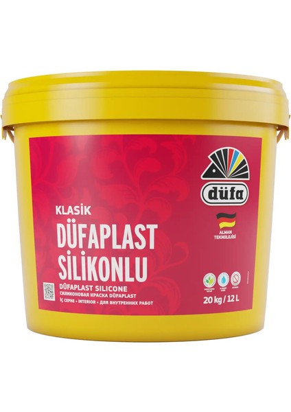 Klasik Düfaplast Silikonlu İç Cephe Duvar Boyası 1179 Kum Beji 12 l