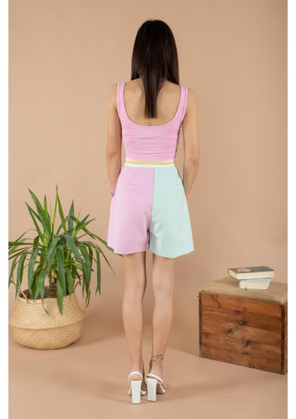 Şeker Pembe Kadın Basic Crop Bluz indirimleri