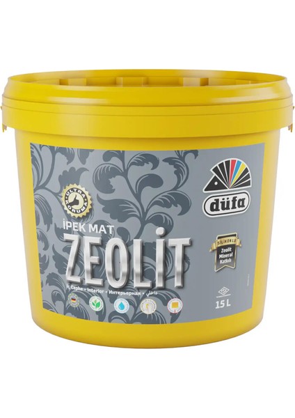 Zeolit İpek Mat İç Cephe Duvar Boyası 1001 Beyaz 15 l