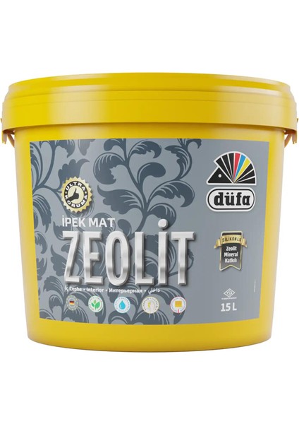 Zeolit İpek Mat İç Cephe Duvar Boyası 1001 Beyaz 15 l
