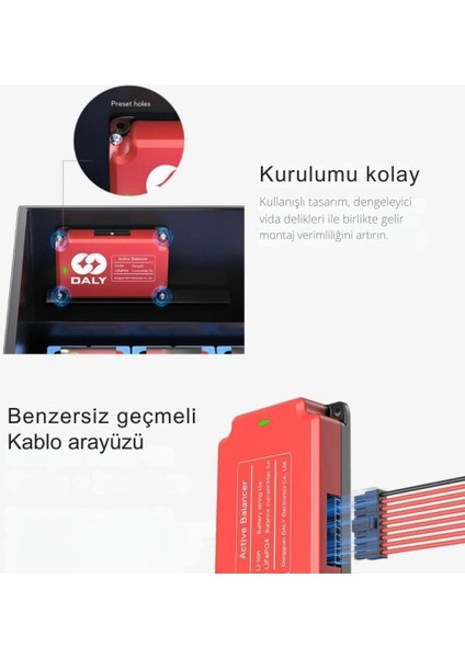 Bms 16S Aktif Balans Cihazı 5A modelleri