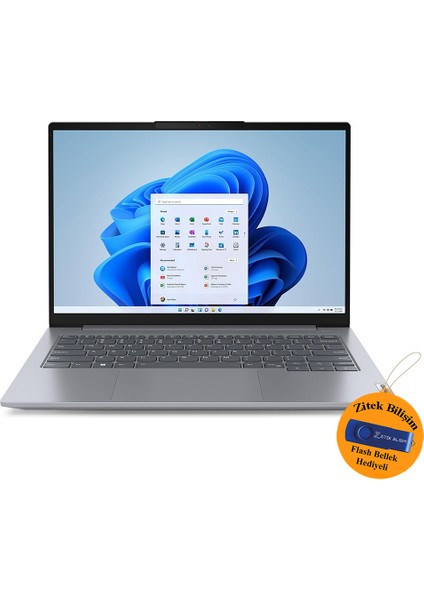 Thinkbook 14 I7-13700H 48 GB 1 Tb SSD Intel UHD 14" Freedos 21KG004NTR ZI707 + Zitek 16 GB Flash Bellek