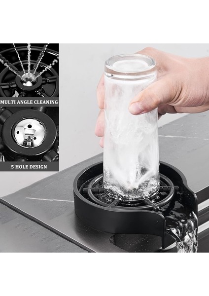 Şelale Mutfak Evye Seti Akıllı Teknolojik Siyah Nano Mutfak Evye Seti indirimleri