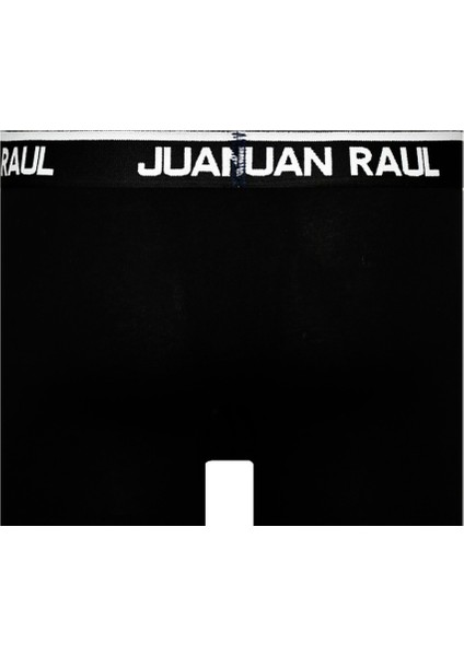 Munivy Juan Raul Kravat Desenli Siyah Rahat Erkek Boxer