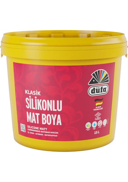Klasik Silikonlu Mat İç Cephe Duvar Boyası 1179 Kum Beji 15 l