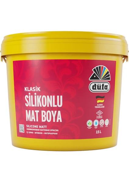 Klasik Silikonlu Mat İç Cephe Duvar Boyası 1179 Kum Beji 15 l