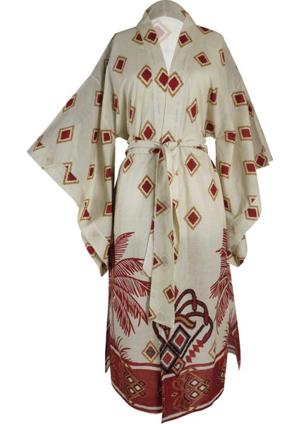 Antique Palm Kimono