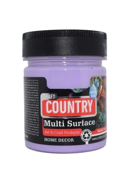 Country Multi Surface Hobi Boyası 1049 Lila 120CC