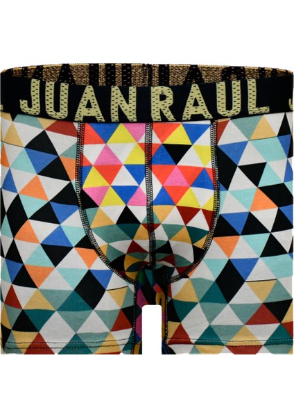Munivy Juan Raul Origami Üçgen Desenli Renkli Rahat Erkek Boxer