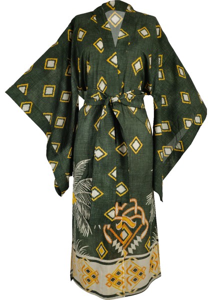 Antique Palm Kimono