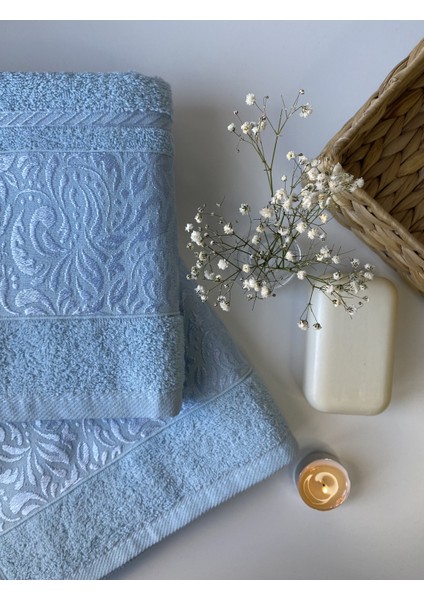 Pamuklu El-Yüz Havlusu 2'li 50 x 90 cm