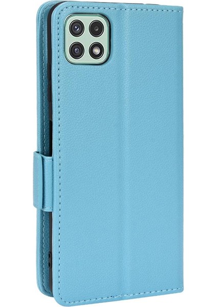 Samsung Galaxy A22 5g Için Kılıf Kart Yuvaları Tutucu Pu Deri Cüzdan Yan (Yurt Dışından) indirimleri