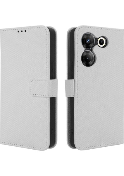 Tecno Camon 20 Pro 5g Kart Tutucu Kickstand Kapak Manyetik Cüzdan Için Kılıf (Yurt Dışından)