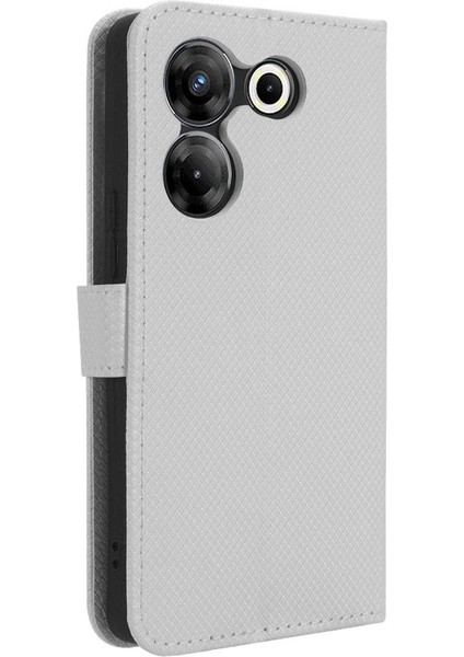 Tecno Camon 20 Pro 5g Kart Tutucu Kickstand Kapak Manyetik Cüzdan Için Kılıf (Yurt Dışından)
