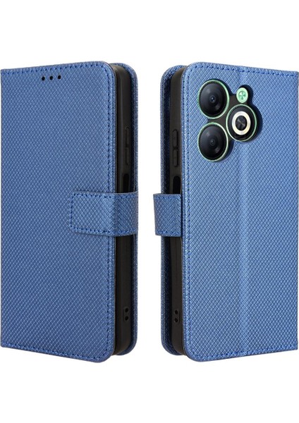 Infinix Akıllı 8 Kapak Için Kılıf Kickstand Kart Tutucu Manyetik Cüzdan (Yurt Dışından)