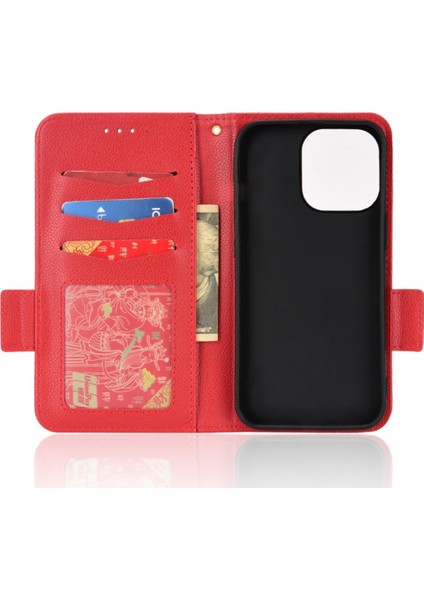 Iphone 13 Için Kılıf Mini Yan Toka Kart Yuvaları Tutucu Pu Deri Cüzdan (Yurt Dışından) modelleri