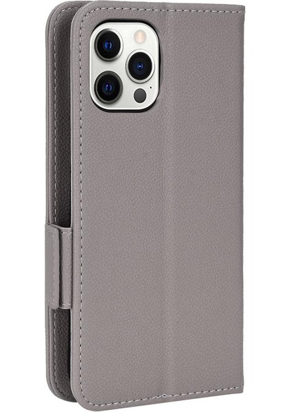 Iphone 12 Için Kılıf Pro Max Kart Yuvaları Tutucu Cüzdan Manyetik Yan Toka (Yurt Dışından)