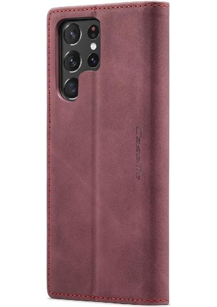 Samsung Galaxy S22 Için Flip Case Ultra Vintage Pu Deri Cüzdan Manyetik (Yurt Dışından) indirimleri