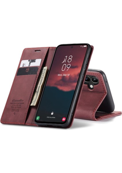 Samsung Galaxy A54 5g Için Flip Case Kart Yuvası Kickstand Vintage Pu (Yurt Dışından) modelleri