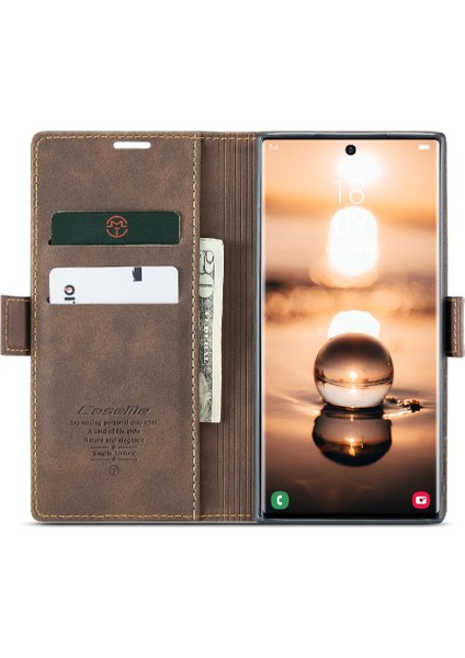 Samsung Galaxy S23 Ultra Kılıf Için Flip Case Kart Yuvası Kickstand Flip Folio (Yurt Dışından) fiyatları