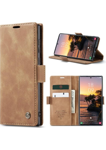 Samsung Galaxy S24 Için Flip Case Ultra 5g Flip Folio Kitap Manyetik Kapatma (Yurt Dışından)