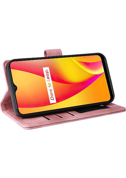 Realme C15 Için Flip CASE/C25 Darbeye Cüzdan Deri Kılıf Basit Flip (Yurt Dışından) fırsatları