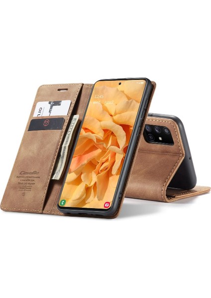 Samsung Galaxy A51 4g Için Flip Case Kart Yuvası Kickstand Manyetik Pu (Yurt Dışından) fırsatları
