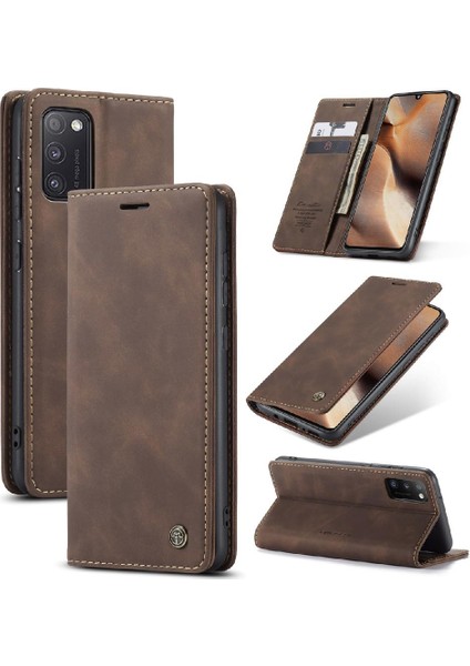 Samsung Galaxy Için Flip Case Folio Flip Folio Kitap Vintage Pu Deri Cüzdan (Yurt Dışından)