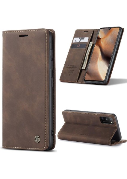 Samsung Galaxy Için Flip Case Folio Flip Folio Kitap Vintage Pu Deri Cüzdan (Yurt Dışından)