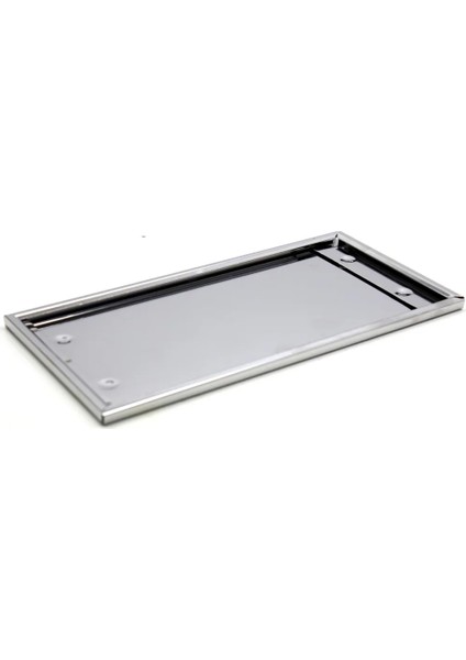 Paslanmaz Krom Metal Plakalık 31CM x 15.5cm 2 Adet 357560974