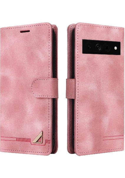 Google Piksel 7 Pro Flip Kapak Için Flip Case Darbeye Deri Kılıf (Yurt Dışından)