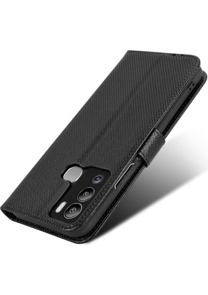 Infinix Sıcak 12I Kickstand Kapak Manyetik Cüzdan Kart Tutucu Için Kılıf (Yurt Dışından) indirimleri