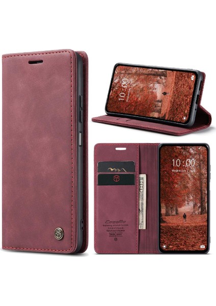 Xiaomi Redmi Not 13 Için Flip Case 5g Kılıf Kart Yuvası Kickstand Flip Folio (Yurt Dışından)