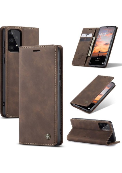 Samsung Galaxy A33 5g Manyetik Kapatma Darbeye Vaka Kartı Için Flip Case (Yurt Dışından)