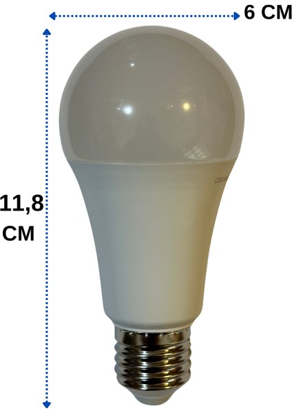 13W (100W) 2700K (Sarı Işık) E27 Duylu LED Ampul (4 Adet)