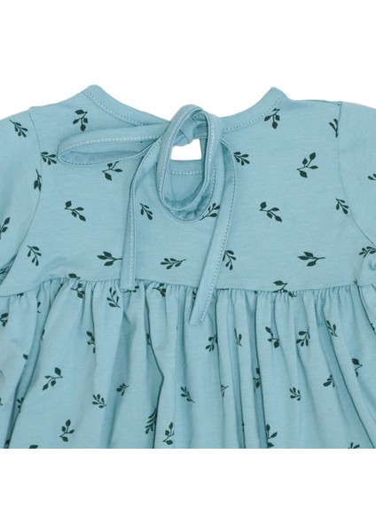 Kız Bebek Baskılı Elbise ve Toka_RG321 fırsatları