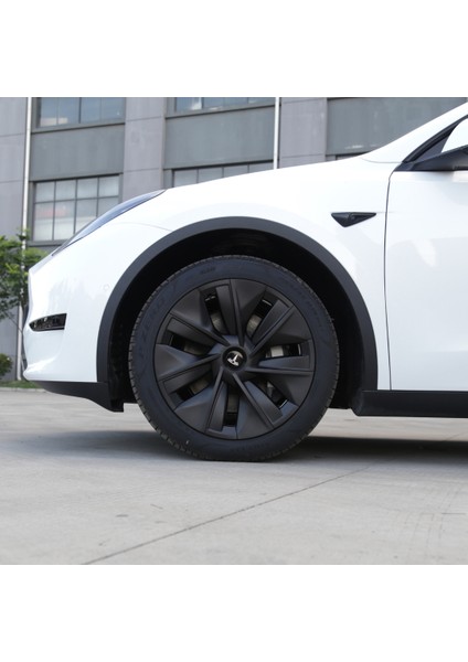 Tesla Model Y 19 Inç Jant Kapağı Stil 7 Mat Siyah