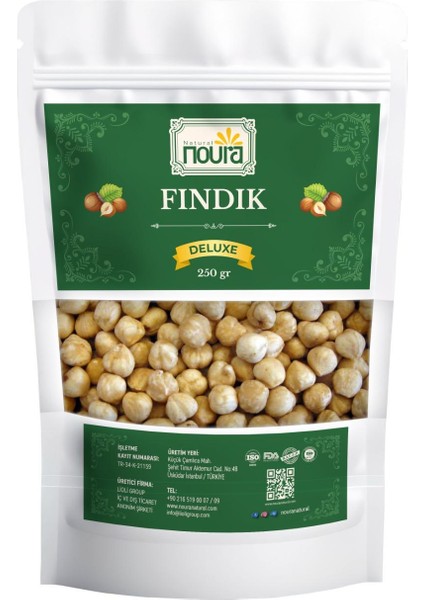 Noura Natural Fındık 250 gr