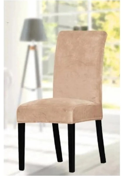 Eldost Kadife Sandalye Kılıfı , Sandalye Örtüsü, Lastikli . 1 Adet