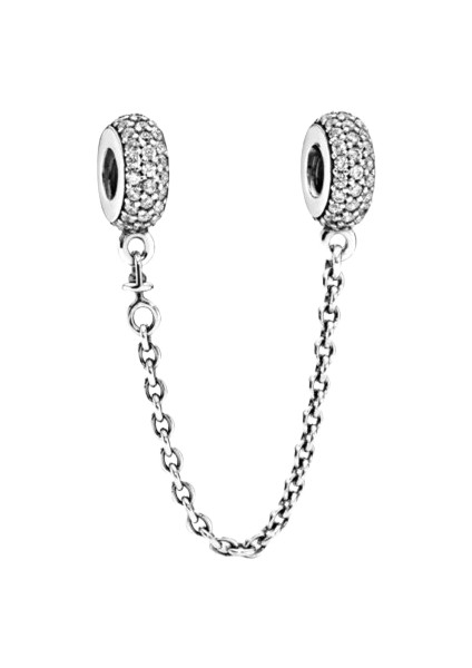 Yuvarlak Taşlı Güvenlik Zinciri