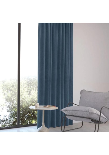 Lüks 1.Sınıf Eleleganse Gri Renk Petek Kadife Dokulu Lüks Ada Fon Perde Tek Kanat modelleri