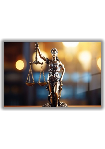 Temperli Gerçek Yatay Cam Avukat Büro Tablosu Adalet Terazisi fiyatları