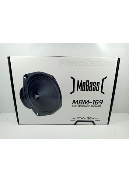 Oval Midrange – Mobass MBM-169 Kayık Midrange - Demir Kapaklı