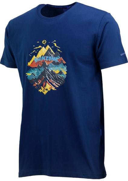 Erkek Mevsimlik Göğüs Baskılı Standart Fit 2'li Set T-Shirt
