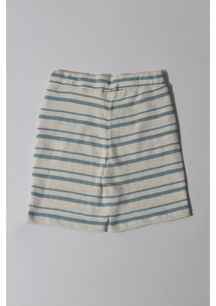 Erkek Çocuk Mavi %100 Pamuklu Çizgili Alt Üst Takım indirimleri