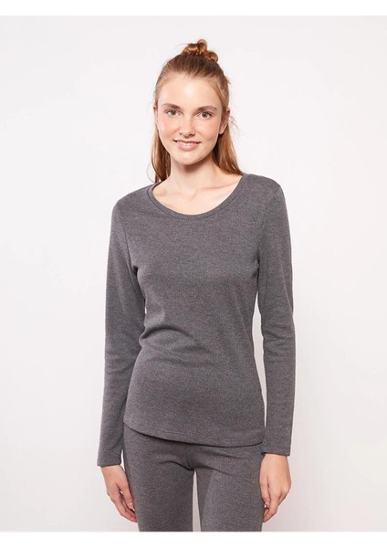 Düz Uzun Kollu Kadın Termal Içlik