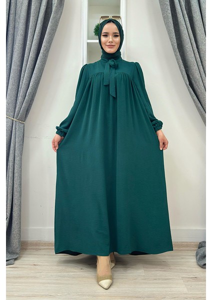 Bebekli Anne Elbisesi 3896 Zümrüt