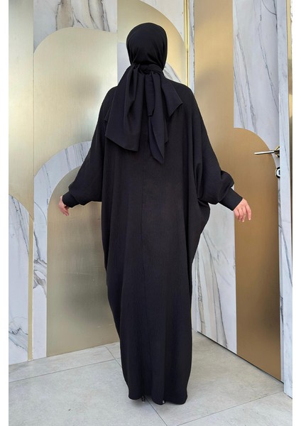 Ön Kısmı Boydan Düğmeli Salaş Elbise 7910 Siyah fiyatları