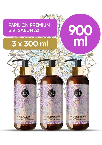 Dream Garden  Lüks Sıvı Sabun 3X300 ml