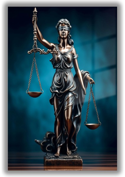 Temperli Cam Avukat Büro Tablosu Adalet Terazisi Kadın Tasarımı fiyatları